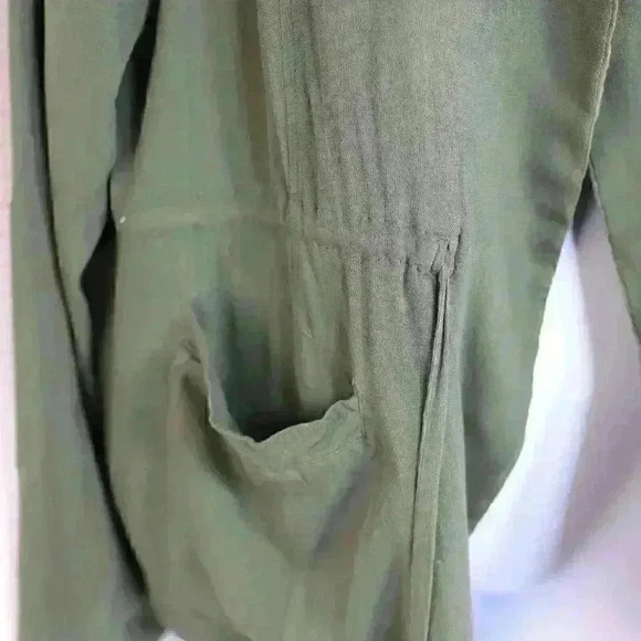 Torrid Size 2 olive green drawstring waist long sleeve blazer - Picture 5 of 15